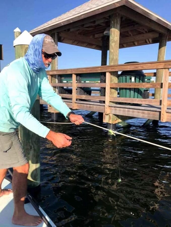 Fishing Line Removal Volunteer Working On October 2018 7
