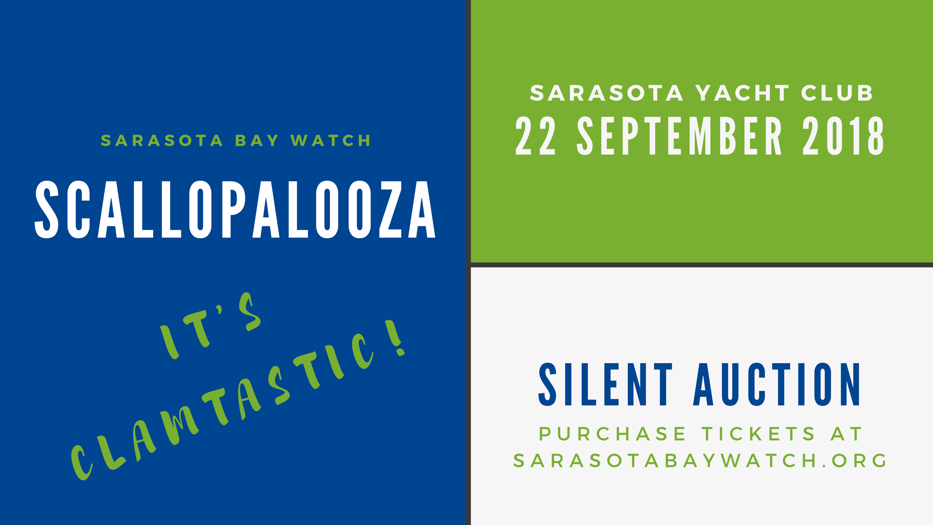 Scallopalooza Announcement 22 September 2018