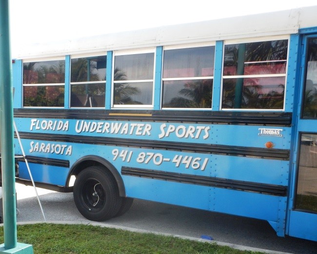 Florida Undwerwater Sports Bus Helps Out Reef Rovers